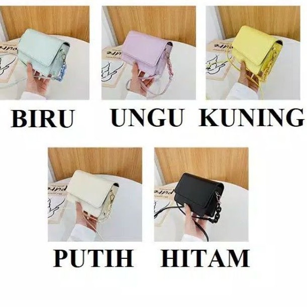 Bundara.id Ta-1142 Tas wanita selempang mini kotak satchel import