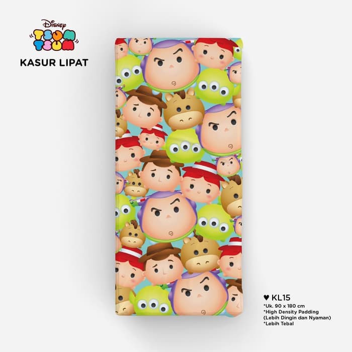 READY KASUR LIPAT DISNEY TSUM TSUM KL15 UKURAN 90X180