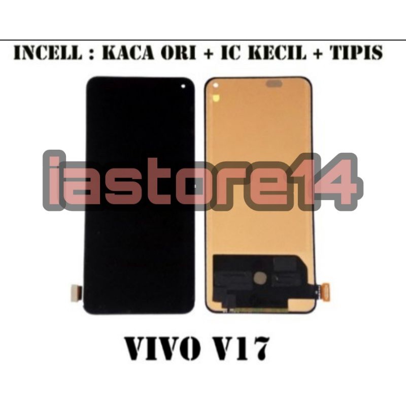 LCD TOUCHSCREEN FULLSET VIVO V17 v17 V 17 ORIGINAL INCELL - HITAM