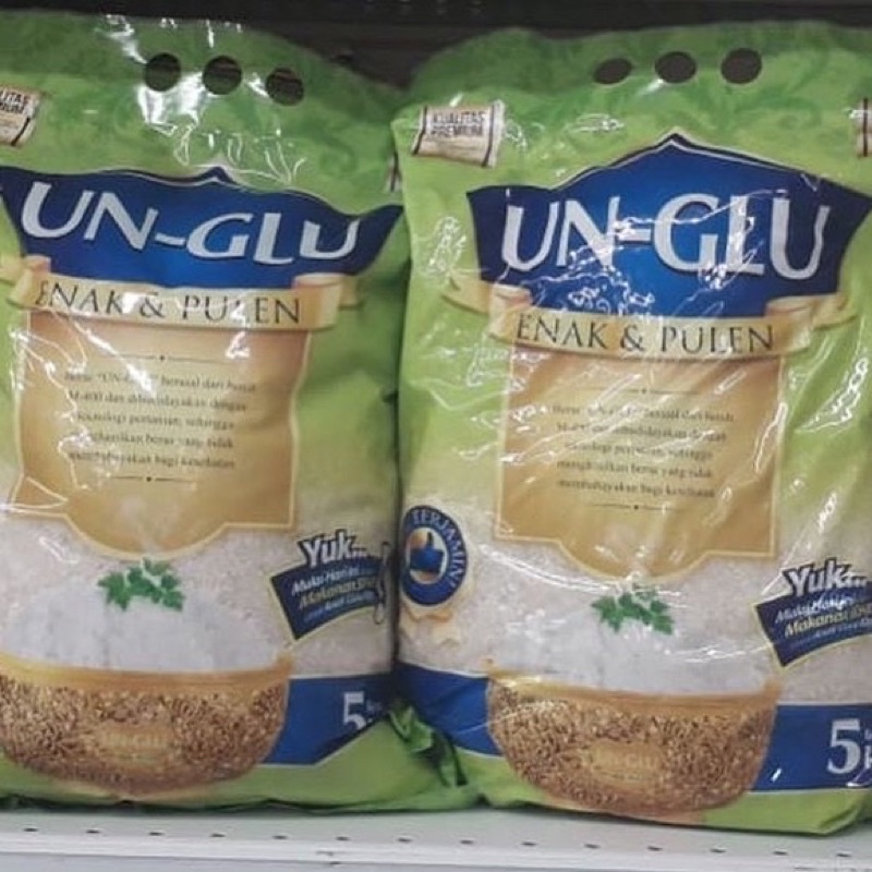 

Beras diabet bebas gula glukosa UN GLU