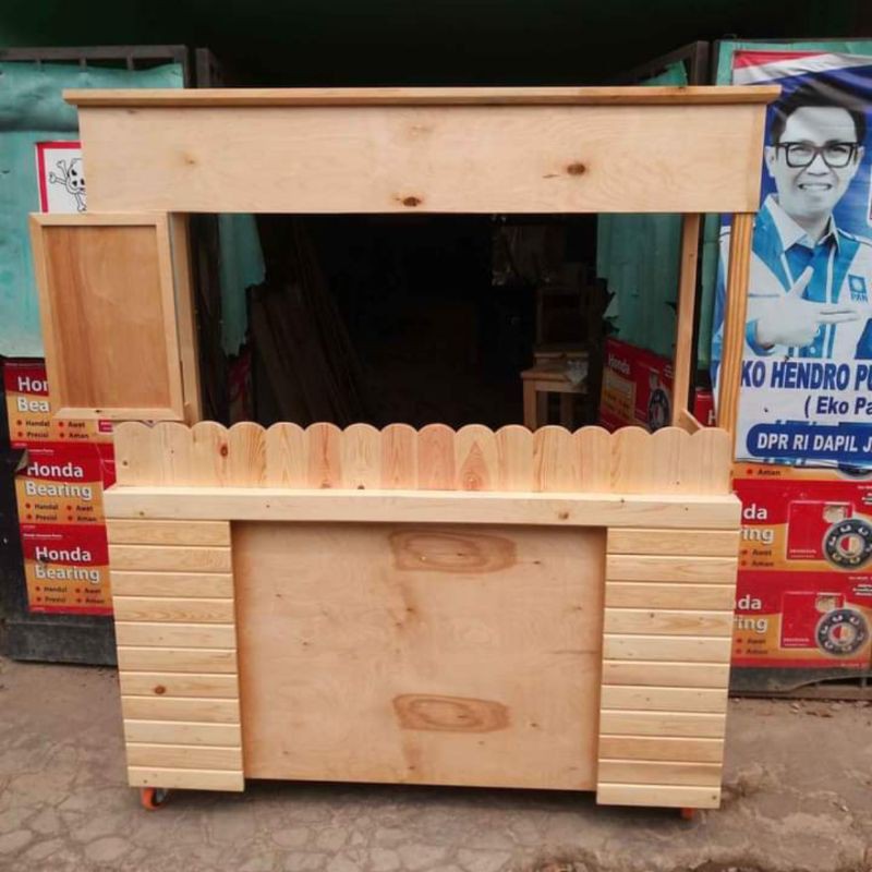 GROBAK / BOOTH KAYU JATI BELANDA