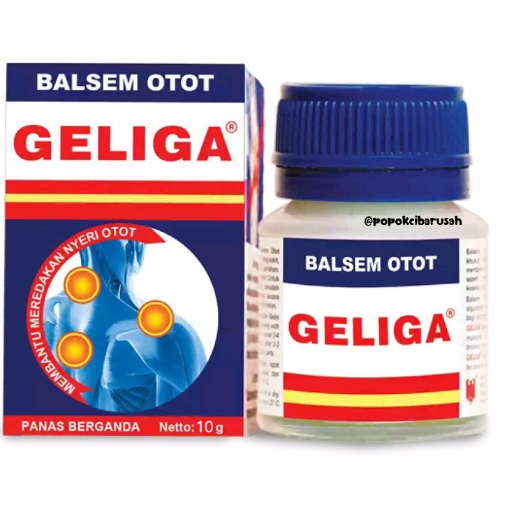 Balsem Otot Geliga 10GR/20GR/popokcibarusah