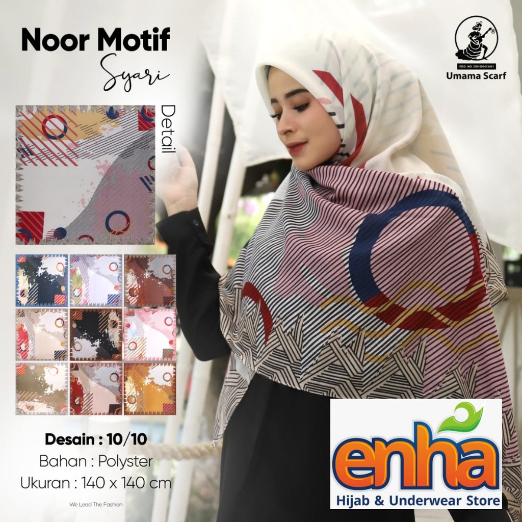 PROMO NOOR MOTIF SYARI | SEGIEMPAT MOTIF SYARI | HIJAB MOTIF | HIJAB SYARI MOTIF |HIJAB SEGI | MOTIF
