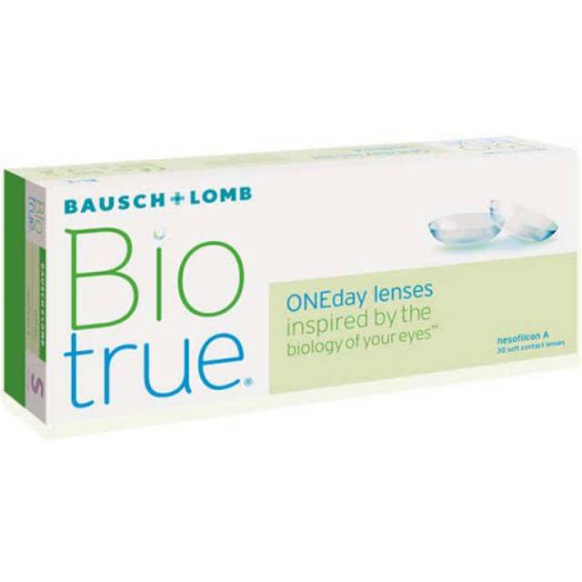 Softlens harian Bening BIO True 1 Day harian Bausch and Lomb kadar air tinggi 78%