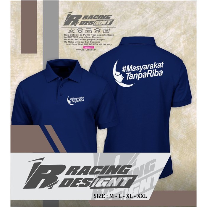 Poloshirt / Kaos Polo Masyarakat Tanpa Riba Terbaru Murah Distro -Primeracloth