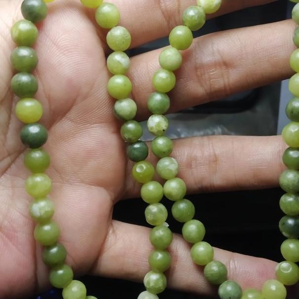 tasbih gelang giok sojol sulawesi dim 6 isi 33 butir