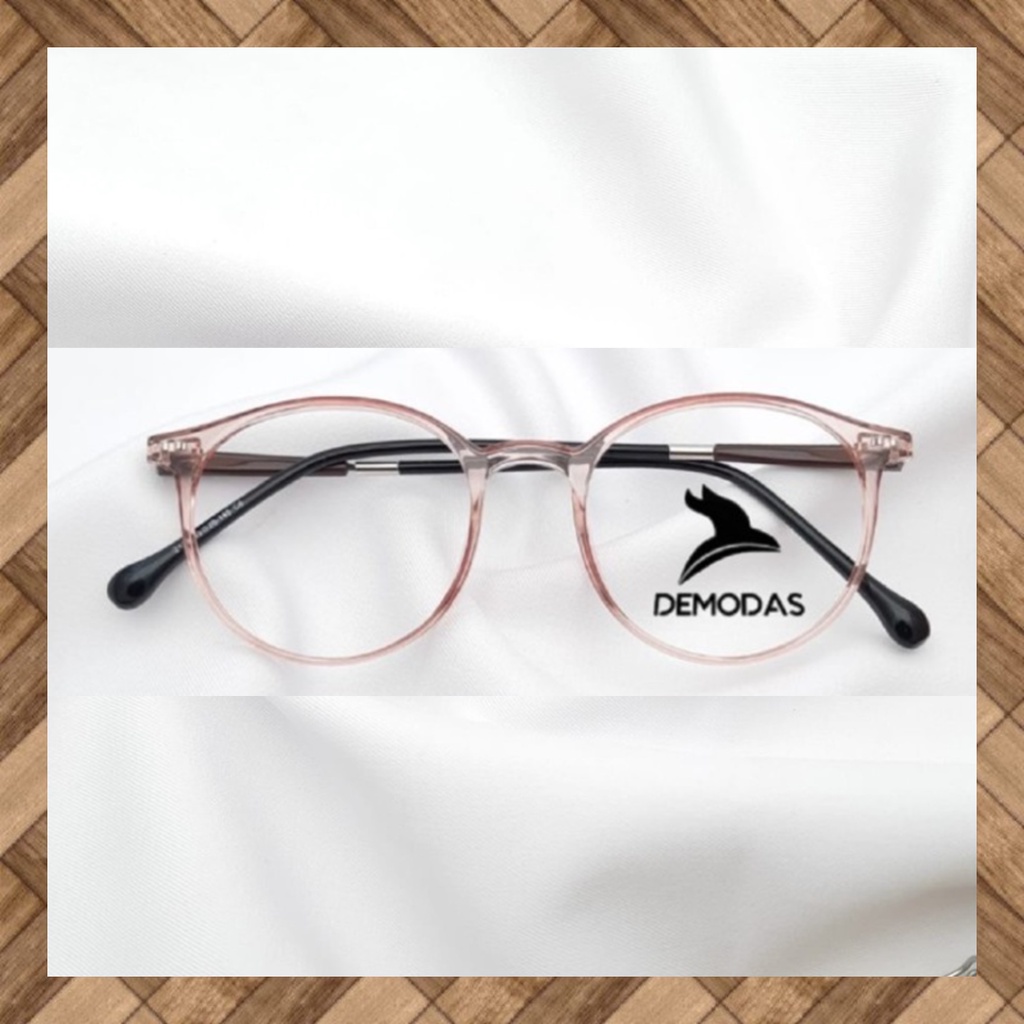 Frame KACAMATA LENTUR ( Photocromic Fotokromik photochromic potocromic fotocromic ) Lensa Photocromic Frame Kacamata Wanita Pria Minus Normal Silinder Plus Demodas Glasses 2126