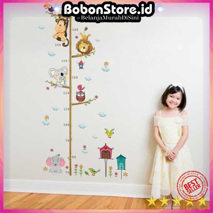 WALL STICKER PENGUKUR TINGGI BADAN POHON TREE GROW UP STIKER DINDING