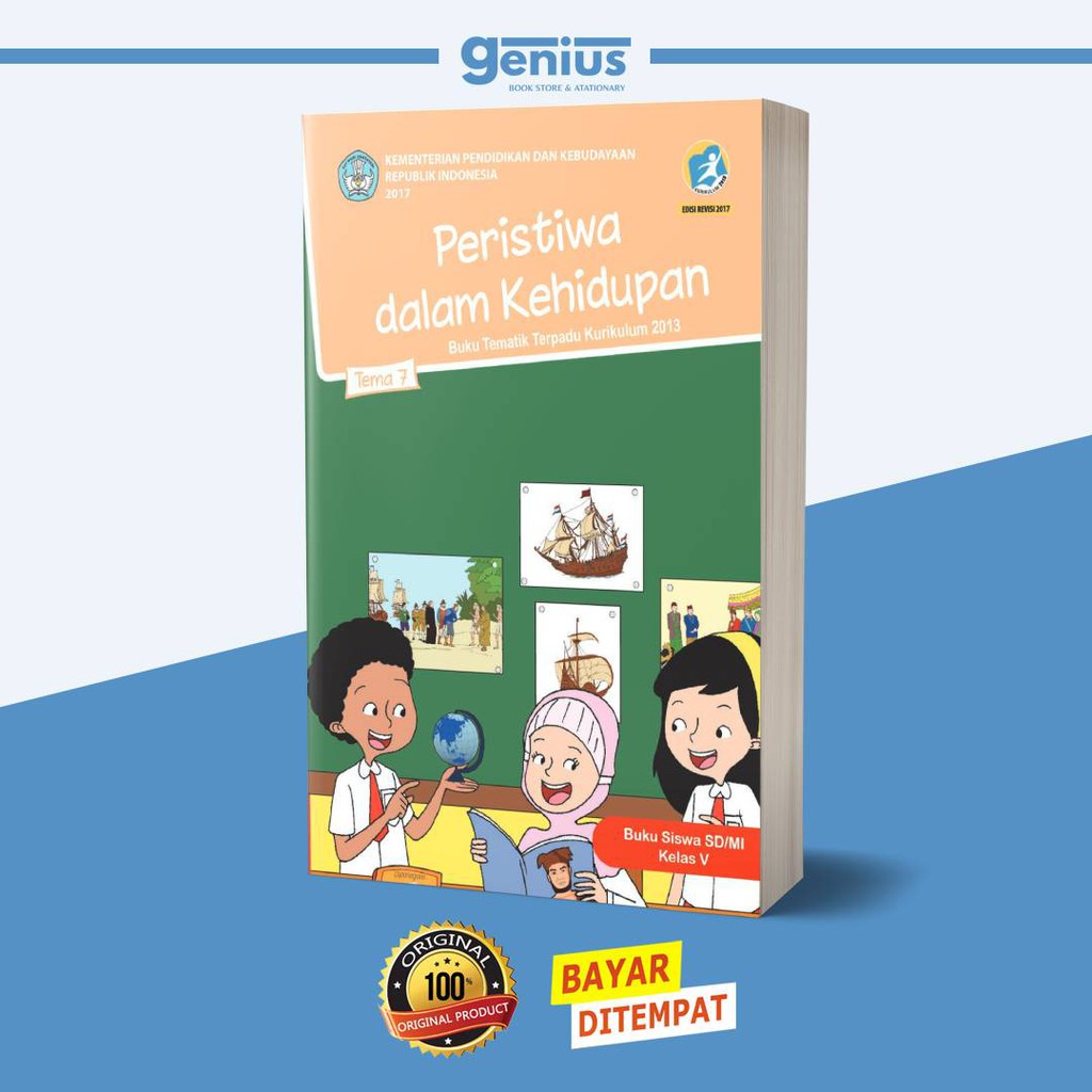 Jual Kls 5 Tema 7 Peristiwa Dalam Kehidupan Buku Siswa Tematik BSE SD ...