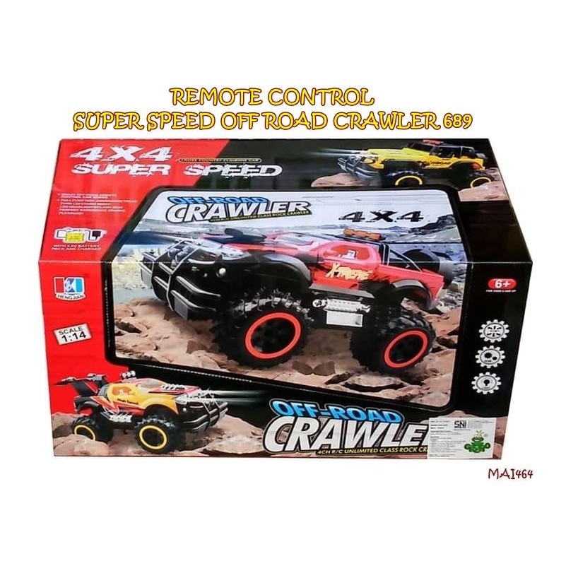 MAI464 MAINAN MOBIL REMOTE CONTROL SUPER SPEED OFF ROAD CRAWLER 689