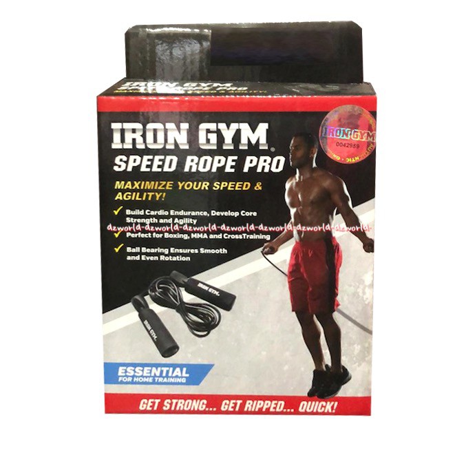 Iron Gym Speed Rope Skip Rope Pro Tali Skipping Irongym Tali Skip Untuk Loncat Tali Iron Gim Ropes