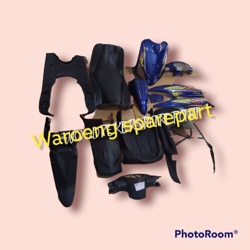 full body Yamaha Mio sporty biru