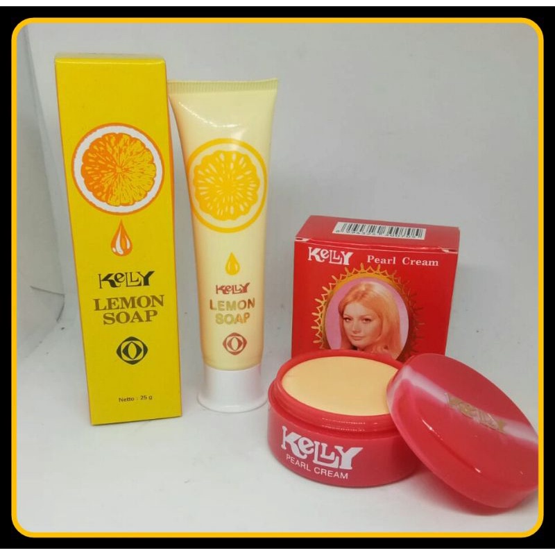 Paket 2IN1 KELLY - Kelly Lemon Soap - Kelly Pearl Cream
