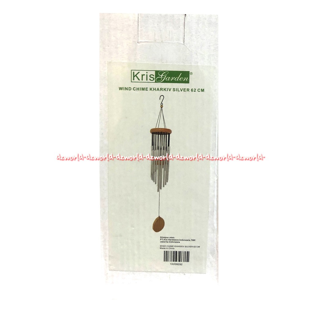 Krisgarden Windchime Historia 62cm Silver Genta Angin Lonceng