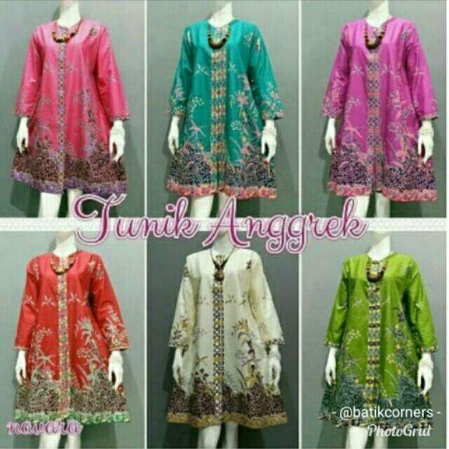Dress Batik Tunik Anggrek 135