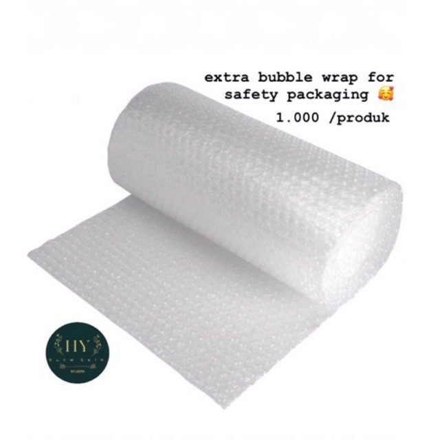 

EXTRA BUBBLE WRAP PACKAGING (agar paket tetap aman)