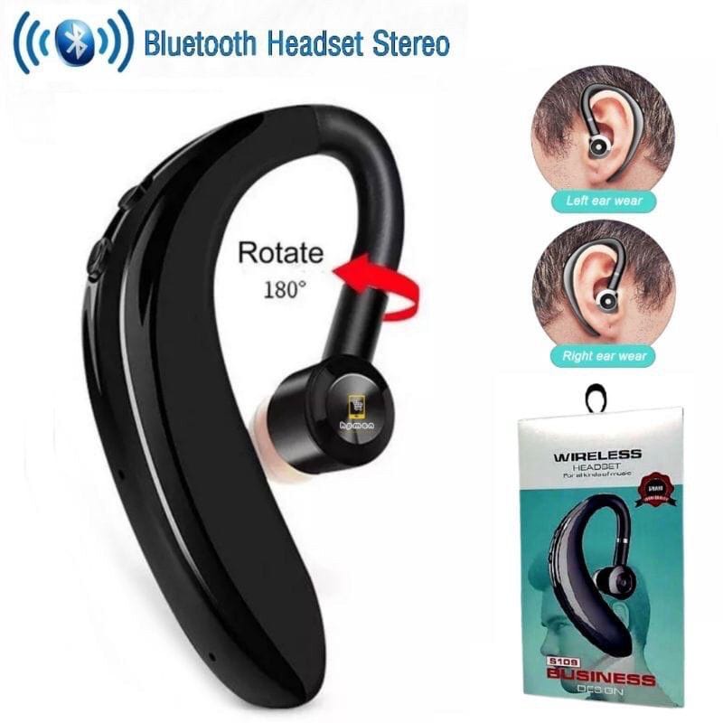 [SO] Hf Handsfree Headset Bluetooth S109 Wireless Single Suara Bagus