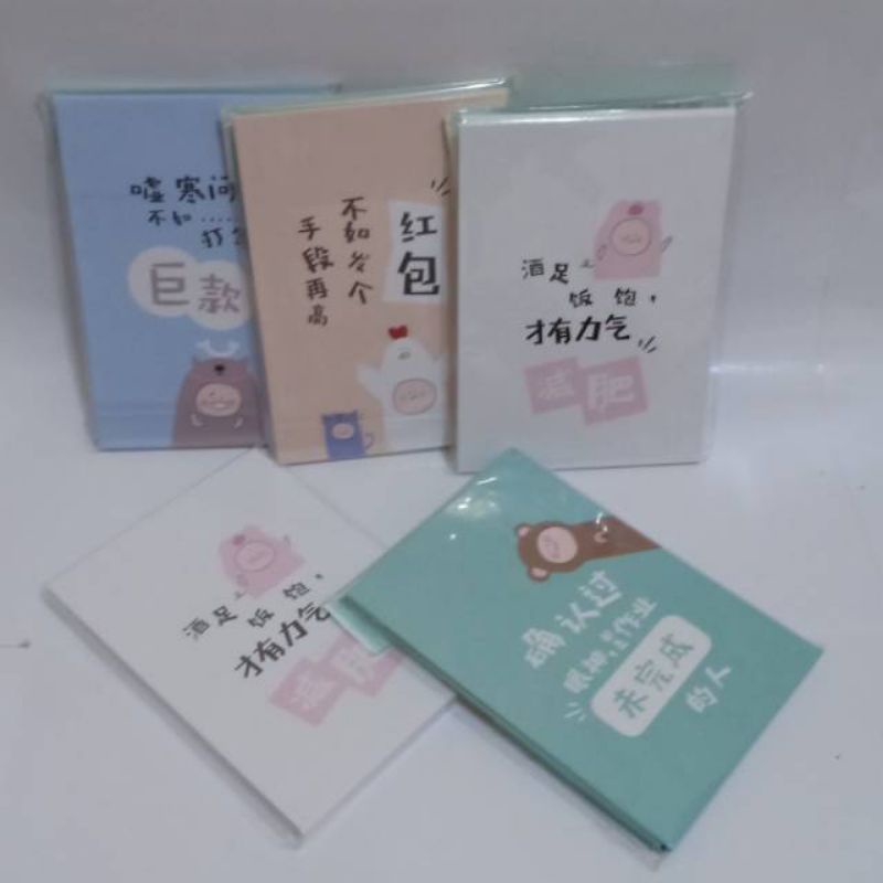 Kaca Cermin Dandan Rias Model Buku / Cermin Portable / Cermin Lipat Model Buku-K. 15 x 11 Random