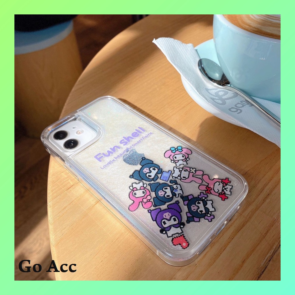 BARU Casing Hello Kitty Case Air water glitter untuk Iphone 13 Pro Max FH25