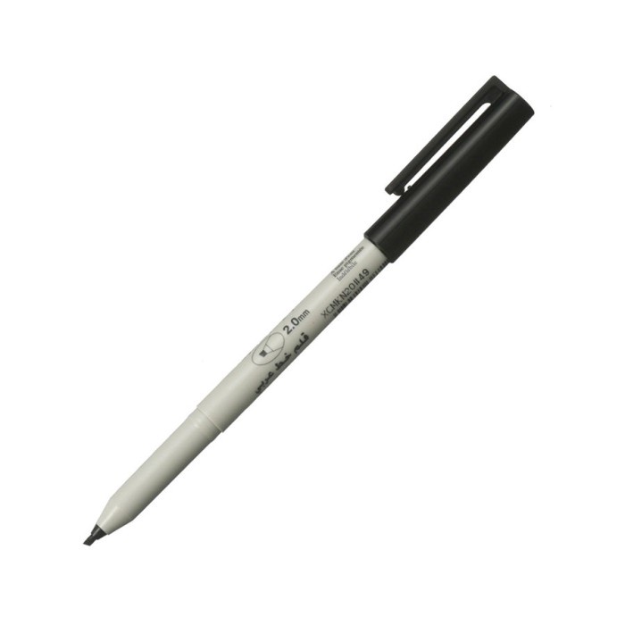 

kaligrafi-perlengkapan- sakura calligraphy pen 2.0mm -perlengkapan-kaligrafi.