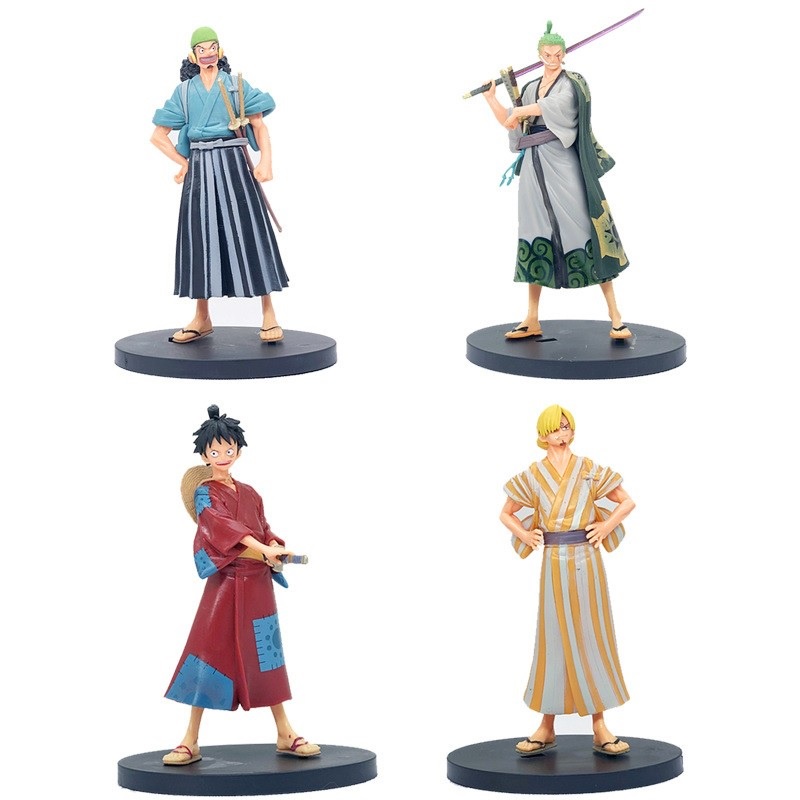 Anime Action Figure One Piece DXF Luffy Sanji Usopp Roronoa Zoro