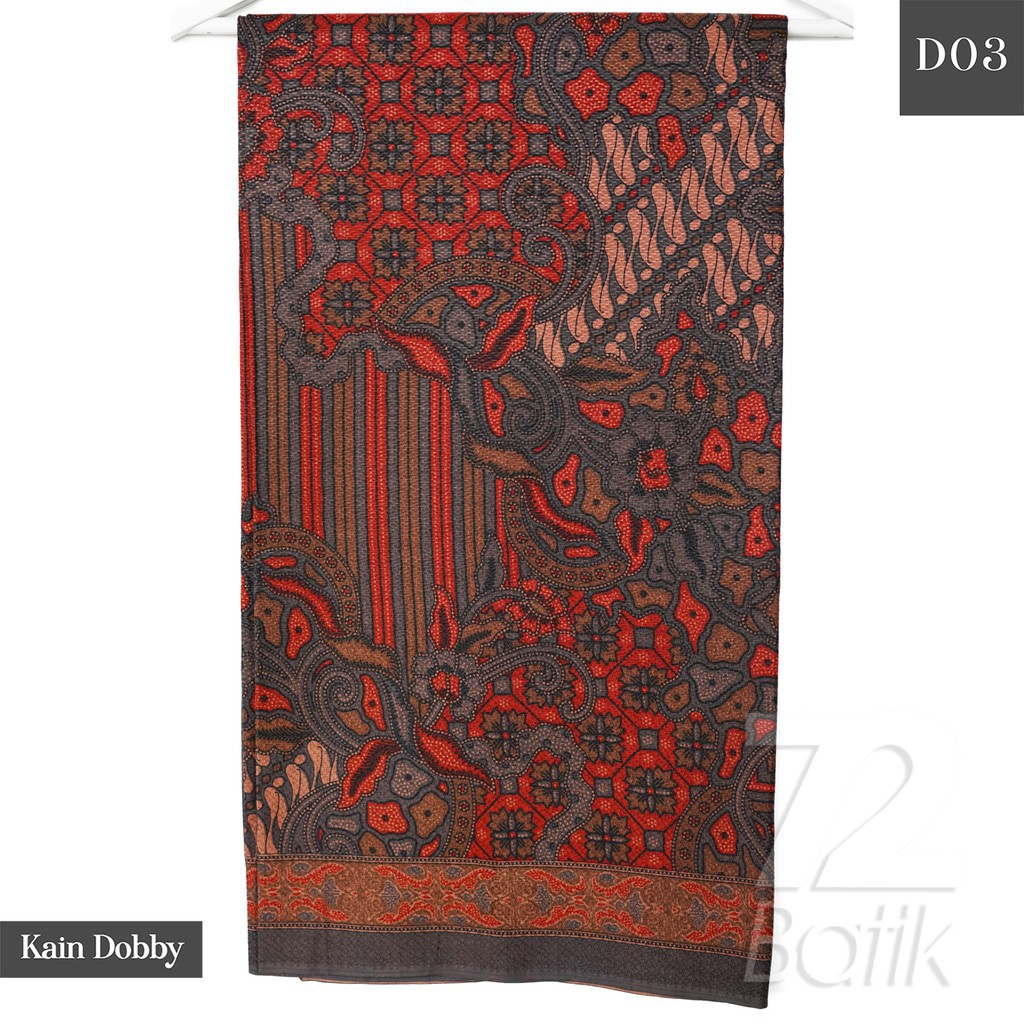 BATIK COUPLE MODERN  Kemeja Rok Lilit Instan Batik Pria Lengan Panjang Slimfit Premium Hitam Merah 728792 Cap 72 - Baju Kemeja Atasan Pakaian Batik Couple Cople Pria Cowok Laki Laki Remaja Keluarga Lengan Panjang Modern Slimfit Premium Kekinian