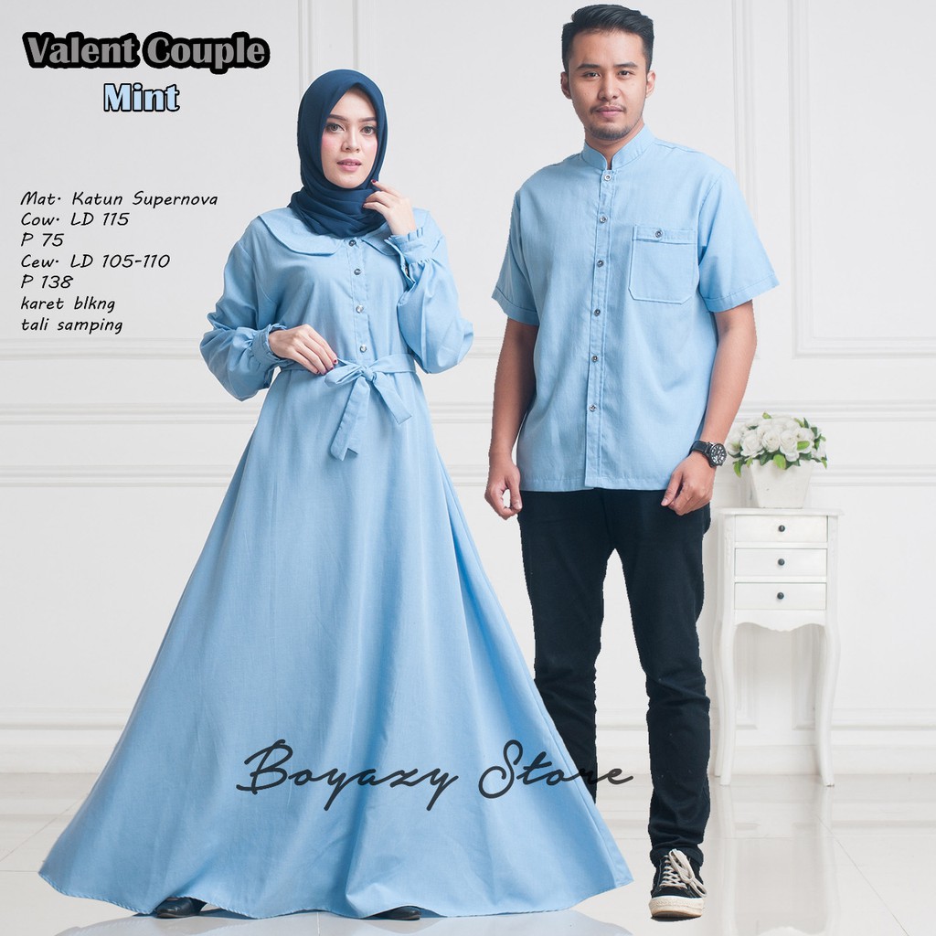 Baju Muslim Couple Terbaru 2019