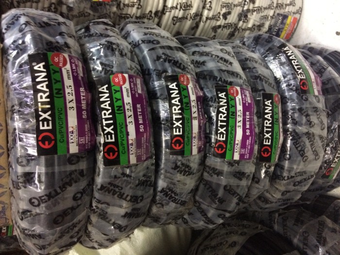 NYY 3x2,5 mm Extrana NYY 3x2.5 mm Extrana NYY 3 x 2,5 mm Extrana Termurah