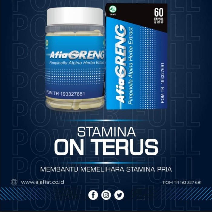 Kapsul Purwoceng herbal purwoceng afiagreng al afiat