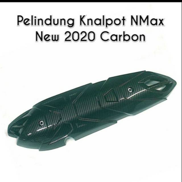 Cover knalpot Nmax 2020 Pelindung knalpot Nmax 2020 Penutup knalpot Nmax 2020 Carbon
