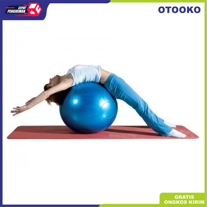 Bola Yoga Gym Ball Pilates Senam Balance Fitnes Ball 65CM Tanpa Pompa