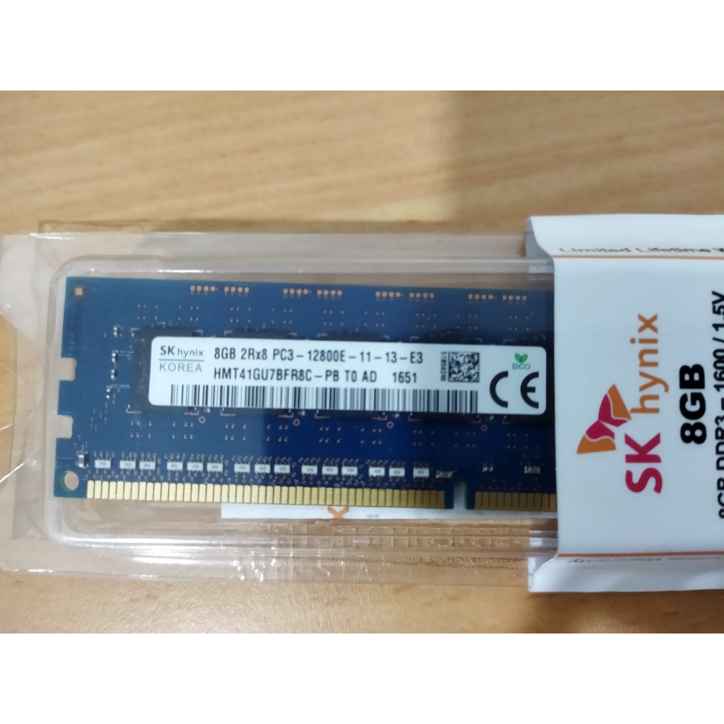 RAM Server SK Hynix 8GB 1600 DDR3 PC3L-12800E Memory 12800 ECC UDIMM