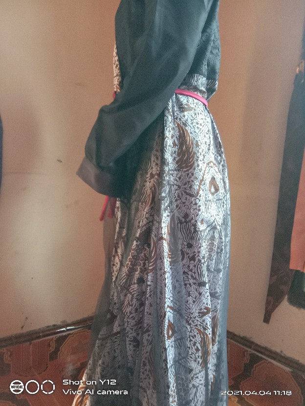 Gamis Couple Pasangan Kondangan Keluarga Ibu Dan Anak Muslim Syari Terbaru Kekinian Batik Couple Set