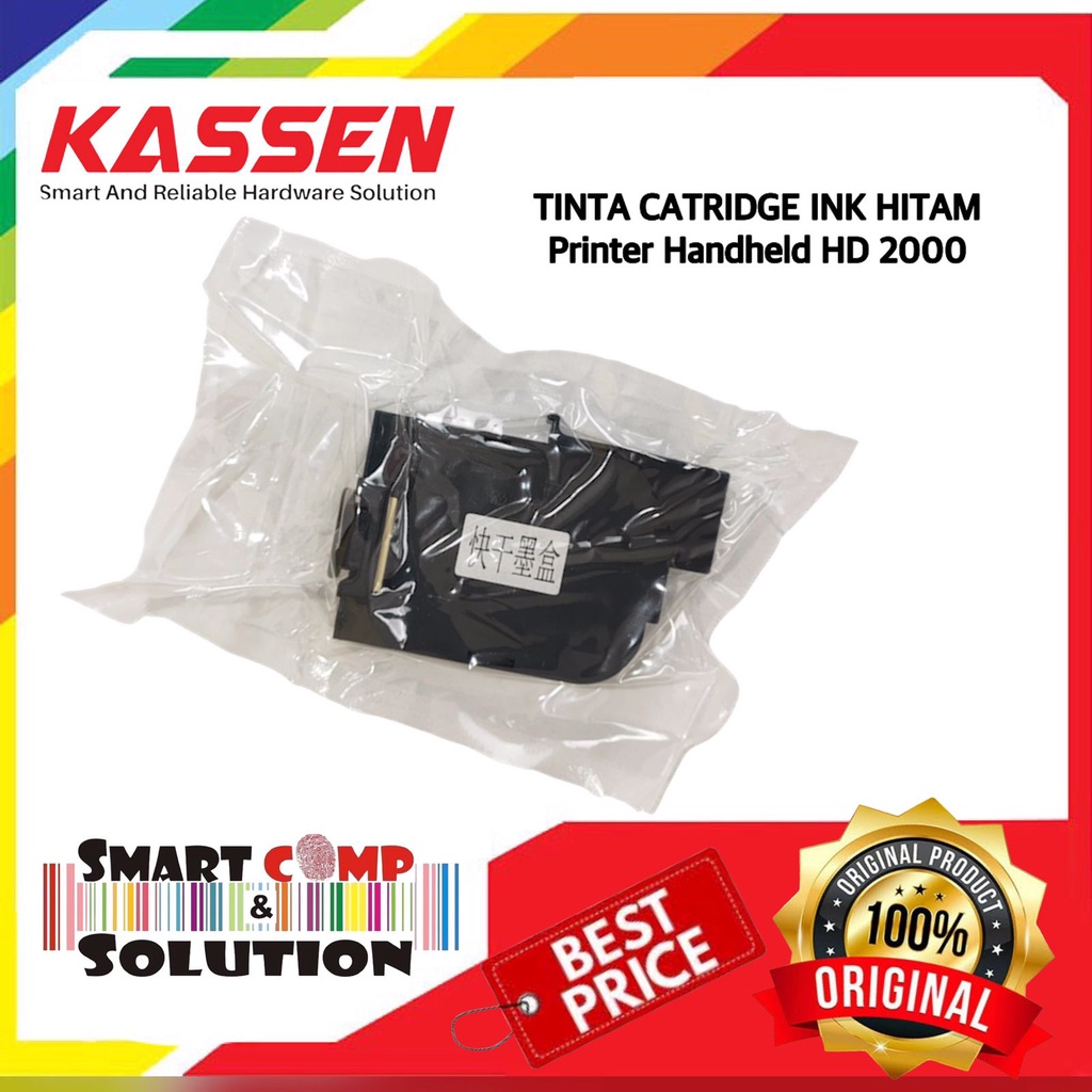 Tinta Catridge Ink Hitam Printer Inject - Kassen HD2000 / HD-2000