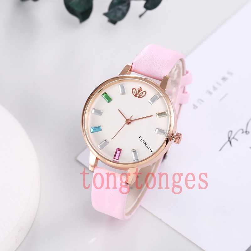 ✅[COD] JAM TANGAN WANITA KULIT DIAMOND IMPORT MURAH WATCH w97