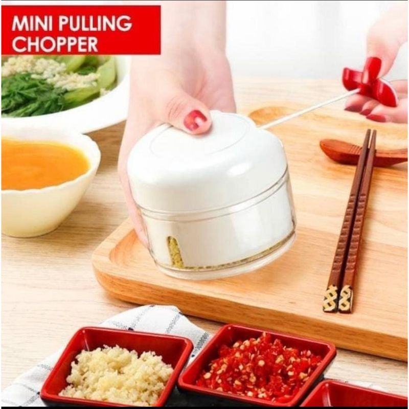 {HJ_888}READY BLENDER MINI MANUAL MODEL TARIK/PEMOTONG BAWANG PUTIH