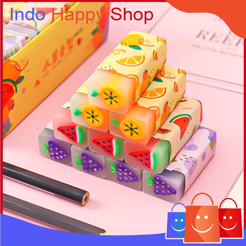 

⭐ ⭐️Penghapus Pensil Motif Buah Fruits Eraser