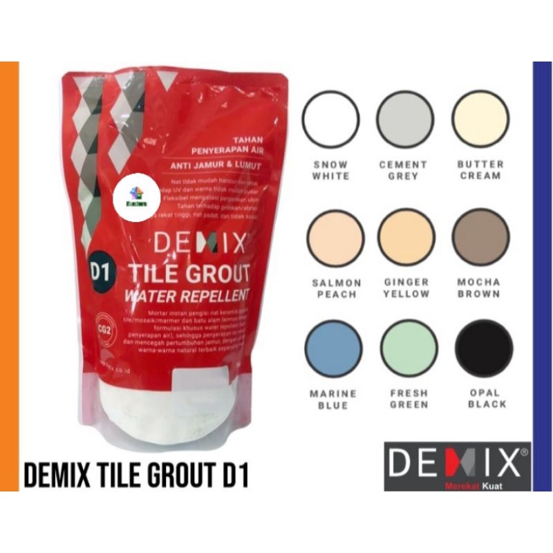 Demix D1 Tile Grout Water Repellent / Nat Semen Pengisi Keramik