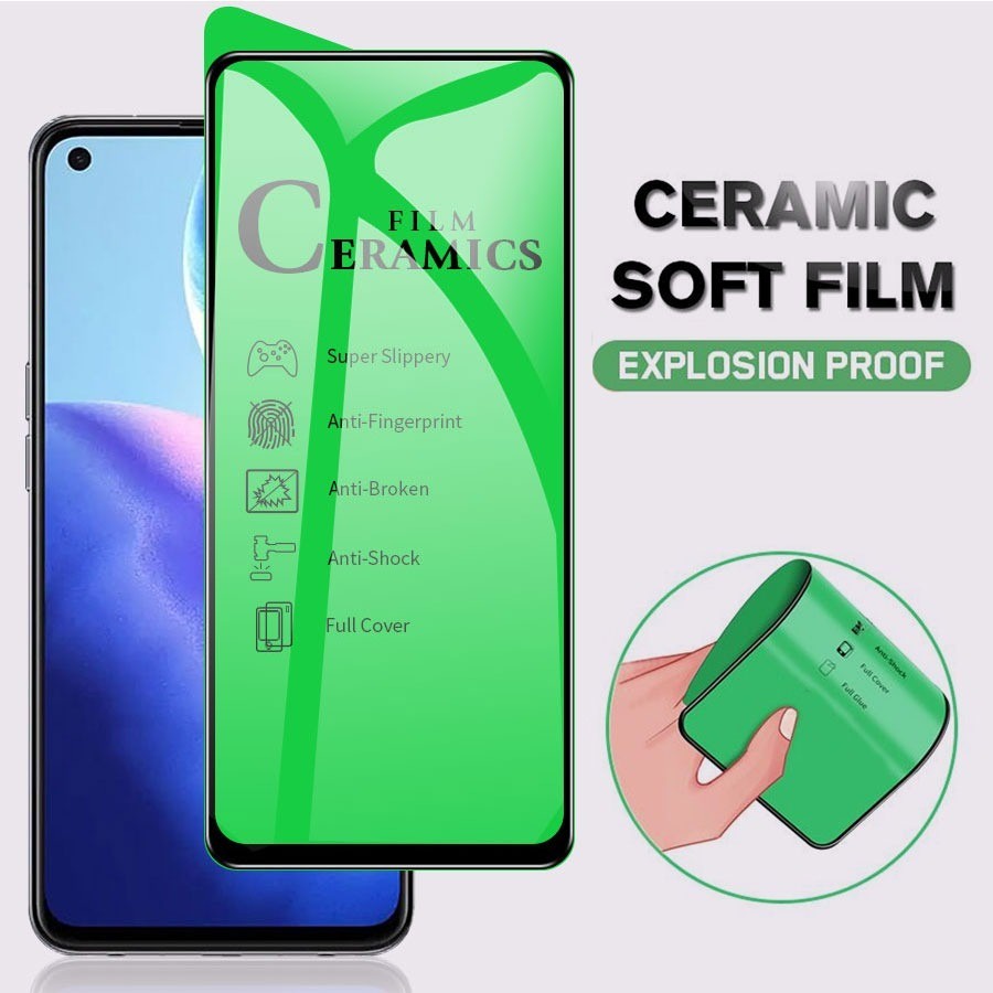 Realme 8 8 Pro 6.4 Inchi Tempered Glass Bening Full Screen Ceramic Clear Screen Guard