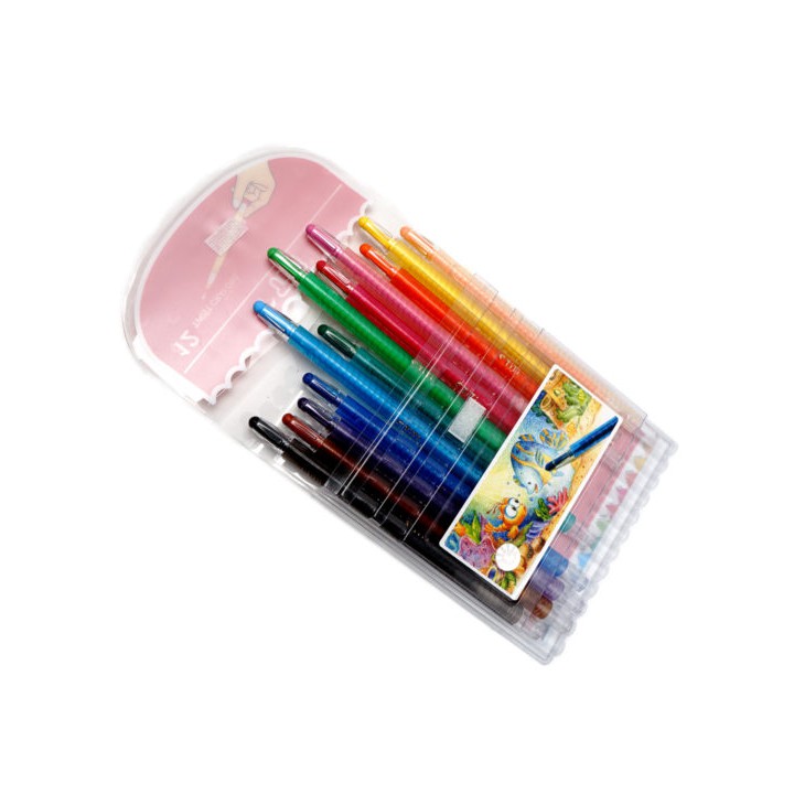 JG - CRAYON TITI / Krayon Putar Titi 12 Twist Crayons