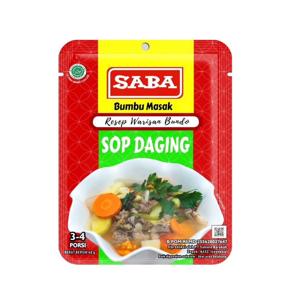 

SABA Bumbu Masak Sop Daging 40 g