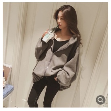 Jaket Wanita Premium / Jaket import / Jaket Zipper dengan penutup kepala