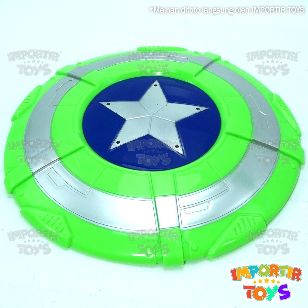 Mainan Anak Tameng Captain America Shield Boy Toys dgn Musik