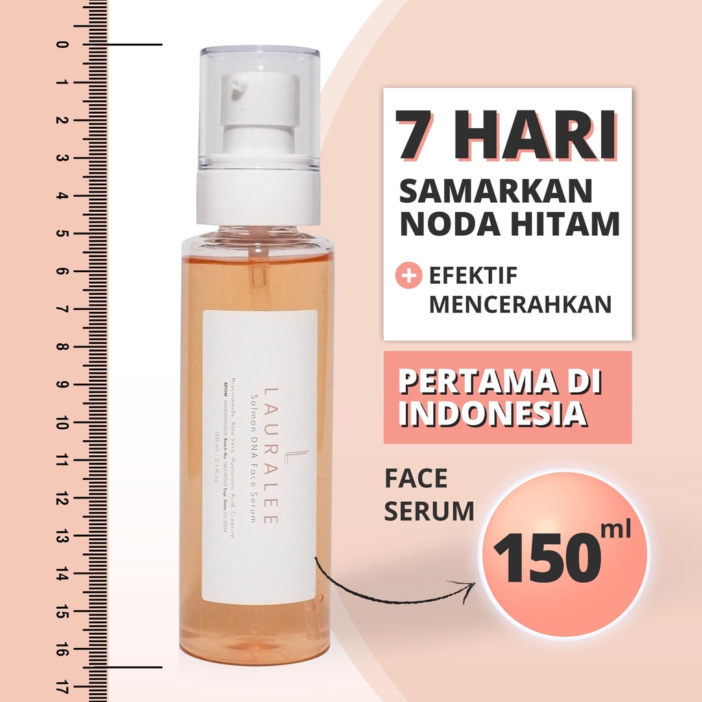 Lauralee Combo Brightening Serum Salmon DNA 150ML & Sabun Salmon DNA 2in1-1