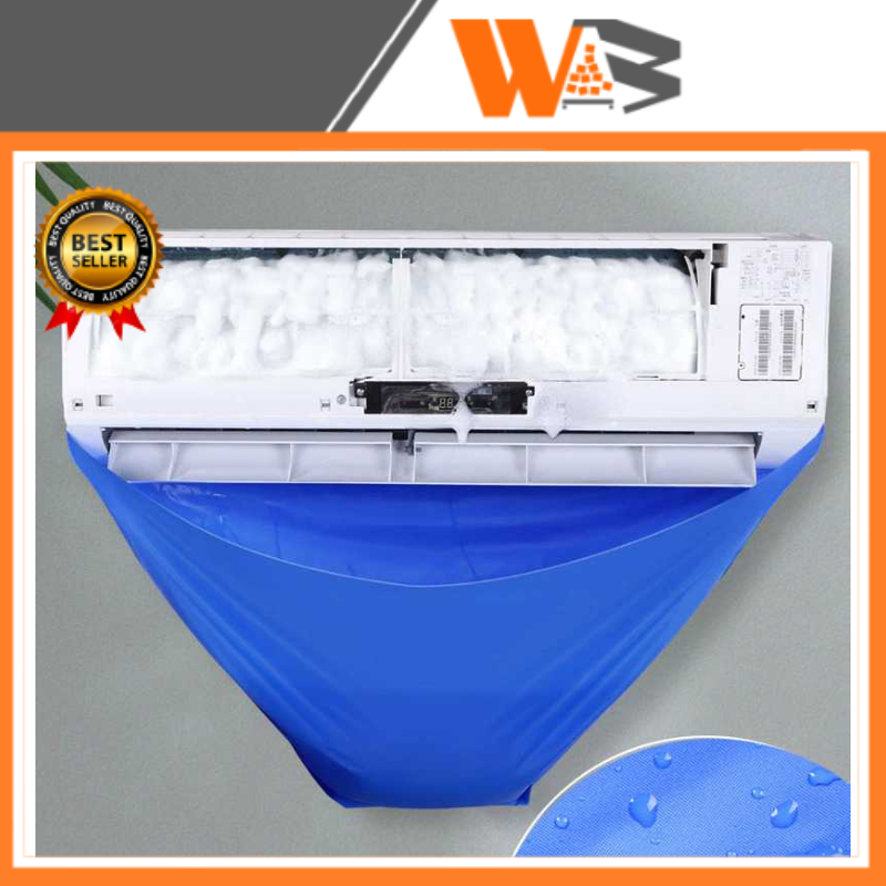 COD Plastik Cuci AC Air Conditioner Cleaning Cover Waterproof / Plastik AC/Cover Ac 1/5-2 PK BEST QUALITY /Plastik Cuci ac besar Cover ac plasrik service ac