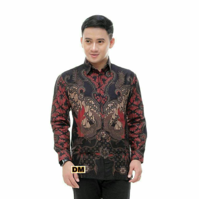 BAJU BATIK PRIA LENGAN PANJANG