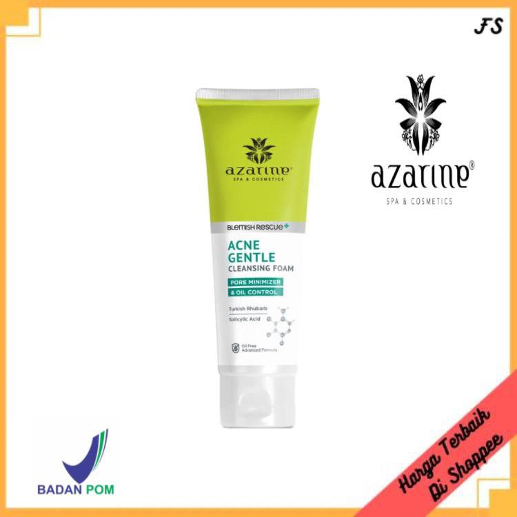 [Distributor Resmi BPOM] Azarine Acne Gentle Cleansing Foam Sabun Dosting Cuci Muka Berjerawat Sunscreen SPF 45+ Hydramax SPF 50+