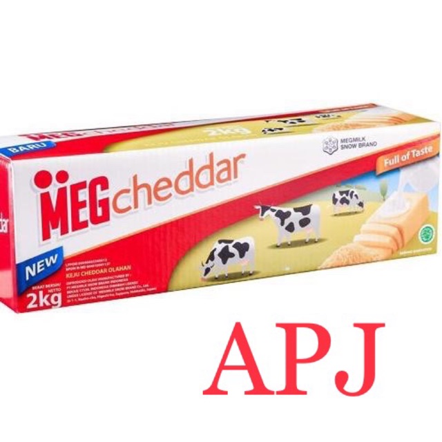 

Keju MEG Cheddar Merah 2kg