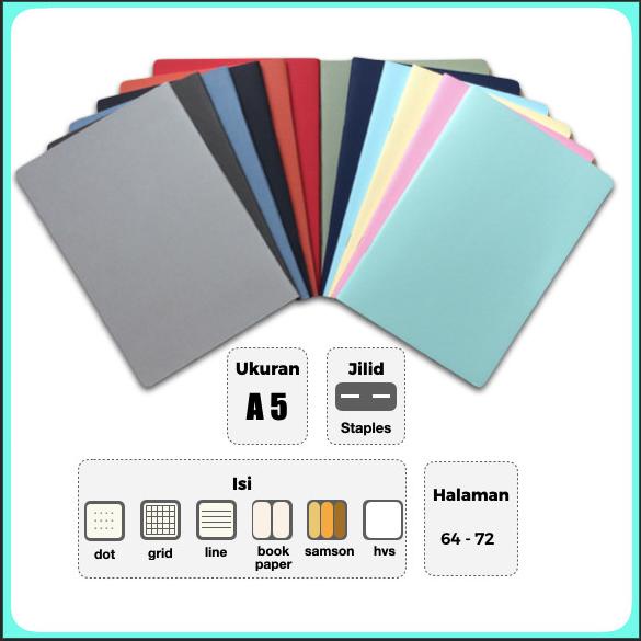 

buku tulis polos A5 book paper (blank/plain notebook)