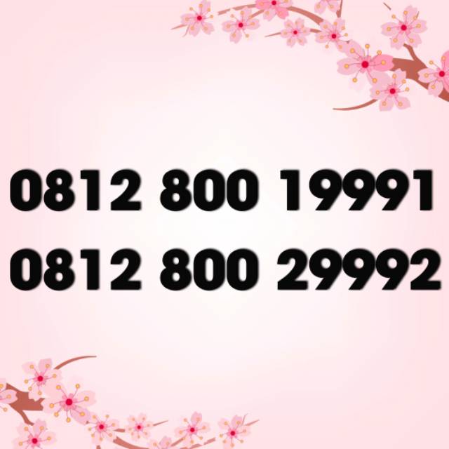 No Cantik simPATI 0812 800 A999A